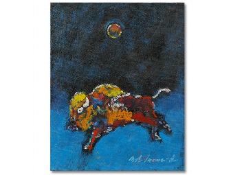 NEW! Prance under the Moon by Bob Howard  ORIGINAL PIECE: Oil on stretched canvas.