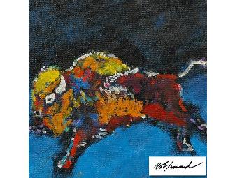 NEW! Prance under the Moon by Bob Howard  ORIGINAL PIECE: Oil on stretched canvas.