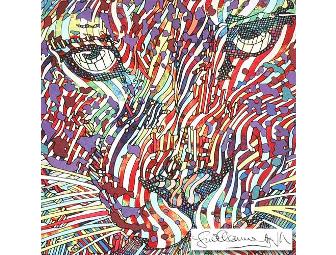 1 ONLY!  FIVE STAR COLLECTIBLE!  Leopard by Guillaume Azoulay.  LTD. ED.  Giclee ON CANVAS