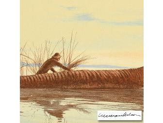 1 ONLY!  FIVE STAR COLLECTIBLE! 'The Reed Gatherer' by William Nelson