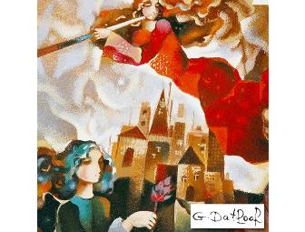 1 ONLY!  FOUR COLLECTIBLE!!: LTD. EDITION SERIGRAPH:  'Spirit Of Song' by Galina Datloof