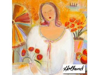 1 ONLY! FOUR STAR COLLECTIBLE! 'Garden Gather' by Holland Berkley