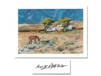 1 ONLY!  FOUR STAR COLLECTIBLE! LTD. EDITION SERIGRAPH: 'Wheat Field' by Robert Rosenberg