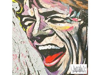 1 ONLY!  FOUR STAR COLLECTIBLE!! MICK JAGGER!!!!!  By Renowned Artist:  Garibaldi!!!