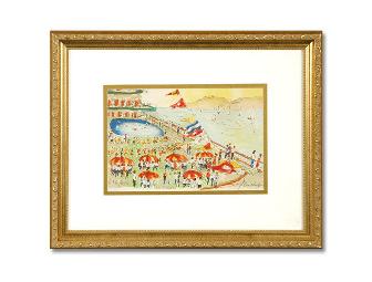 1 ONLY!  FOUR STAR COLLECTIBLE:  'La Croisiere' by Urbain Huchet