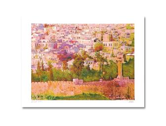 1 ONLY!  THREE STAR COLLECTIBLE!: LTD ED. GICLEE:  'Jerusalem' by Murray Eisner