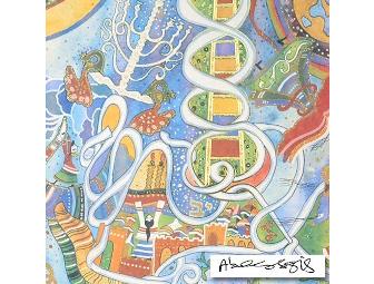 AAA COLLECTIBLE! LIMITED EDITION SERIOLITHOGRAPH: 'Kol Sasson' by Raphael Abecassis