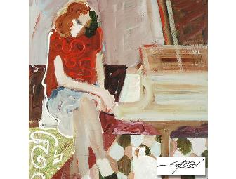 AAA COLLECTIBLE:  AT THE PIANO BY SABZI