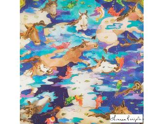 AAAA LIMITED EDITION GICLEE ON CANVAS: SWIMMING PONIES BY LINNEA PERGOLA!