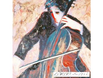 AAAAA: 'The Cellist' by Barbara Wood!!  Truly Collectible!!!