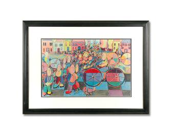AAAA LIMITED EDITION FRAMED GICLEE: 'Summer Day' by Anne Aderman