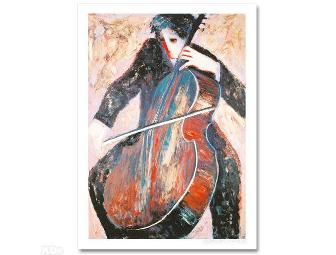 AAAAA: 'The Cellist' by Barbara Wood!!  Truly Collectible!!!