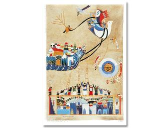 AAA COLLECTIBLE:  FLOATING JERUSALEM BY ACCLAIMED ARTIST:  Raphael Abecassis!