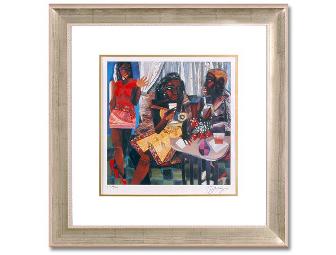 AAA LIMITED EDITION HAND COLORED SERIOLITHOGRAPH:   'Ladies Night Out' by Gigi Bolden