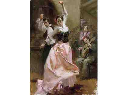 "DANCING IN BARCELONA" BY World Renowned Artist PINO (R.I.P)