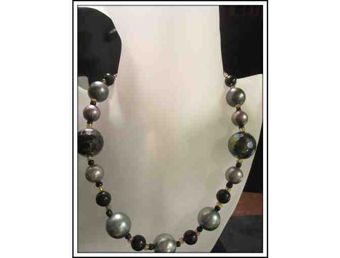 #40: 1/KIND GEMSTONE NECKLACE