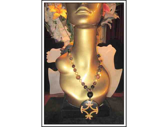 #42: 1/KIND GEMSTONE NECKLACE