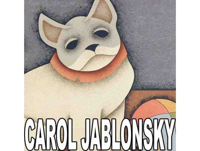'*1 ONLY!  FOUR STAR COLLECTIBLE!: 'Tempus Fugit Dog' by Carol Jablonsky'