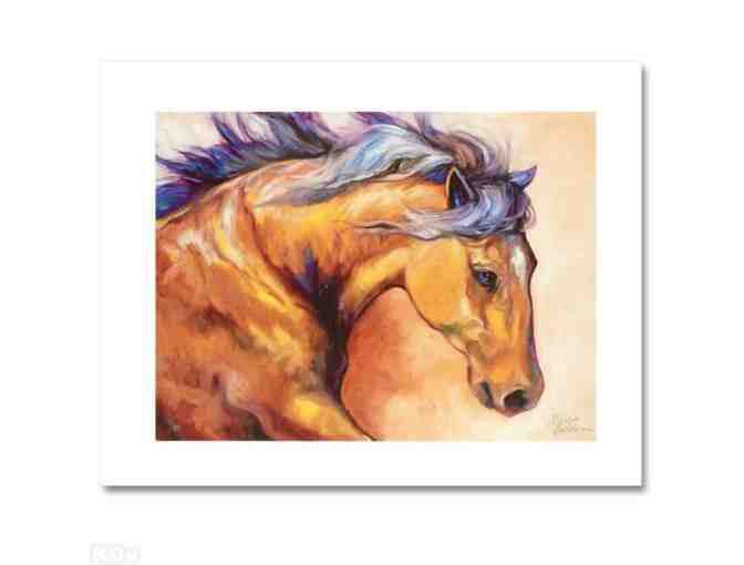 '*1 ONLY! FOUR STAR COLLECTIBLE:  CANVAS GICLEE:   'Rambo' by Marcia Baldwin'