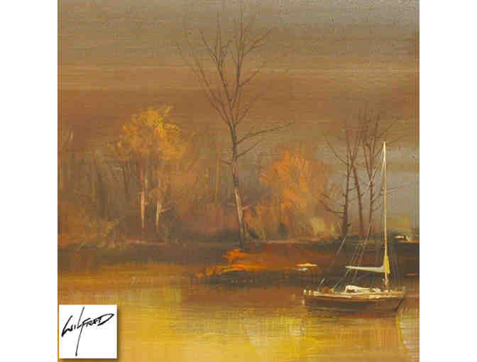 '1 ONLY! FIVE STAR COLLECTIBLE!!! UNTITLED ORIGINAL OIL BY RENOWNED ARTIST WILFRED!!'