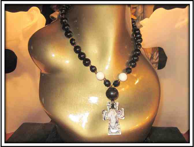 #19 1/KIND GEMSTONE NECKLACE