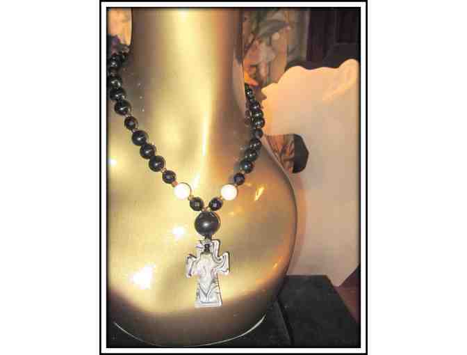 #19 1/KIND GEMSTONE NECKLACE