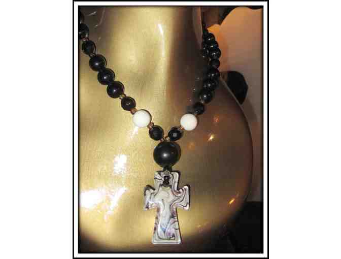 #19 1/KIND GEMSTONE NECKLACE