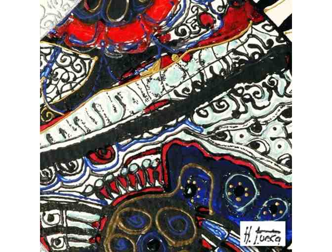 1 ONLY!: ORIGINAL MIXED MEDIA: 'Untitled 3' by Lucka Hocevar