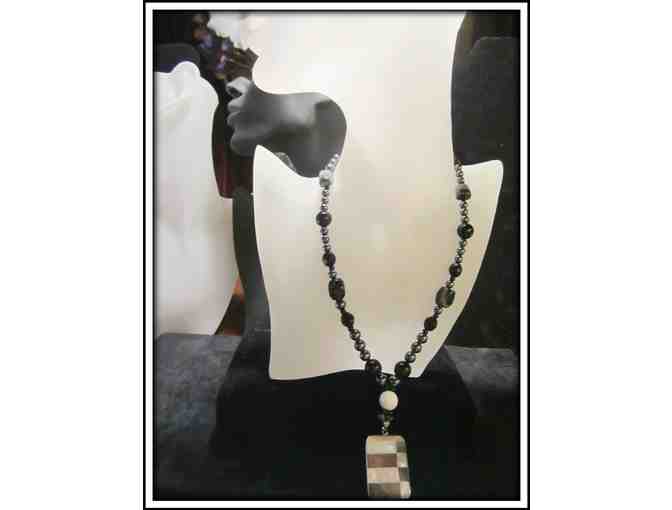 #21:  1/KIND GEMSTONE NECKLACE