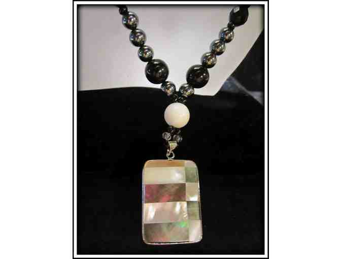#21:  1/KIND GEMSTONE NECKLACE