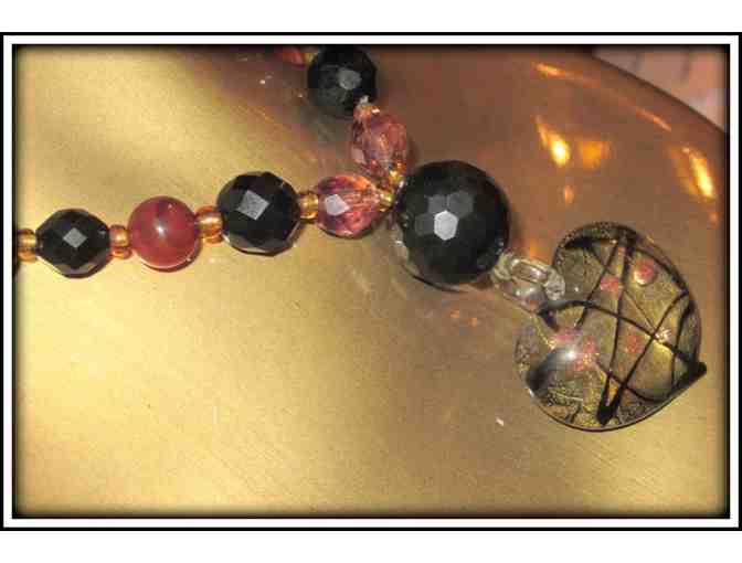 #27:  1/KIND GEMSTONE NECKLACE