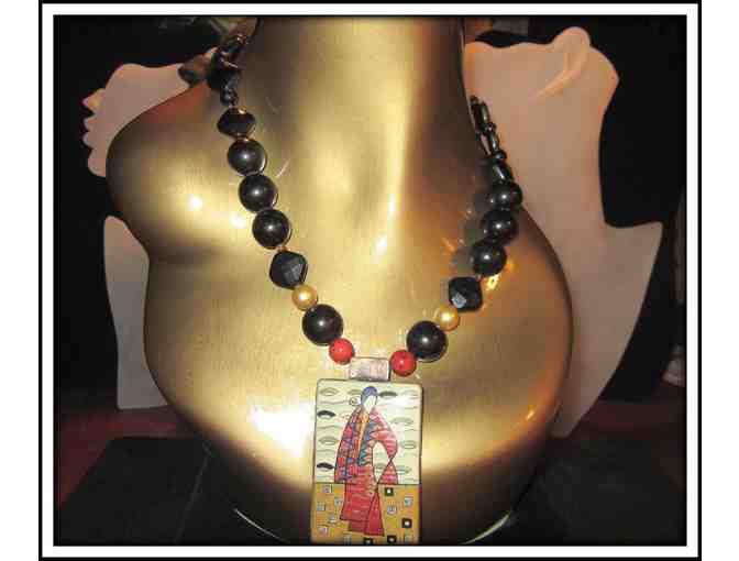 #41: 1/KIND GEMSTONE NECKLACE