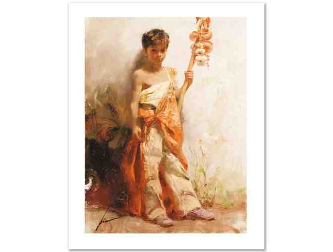 *****'The Young Peddler' Limited Edition Giclee by Globally Renowned 'PINO' (1939-2010)!