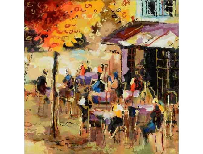 'Gathering' Limited Edition Serigraph on Wood Panel by Michael Rozenvain!