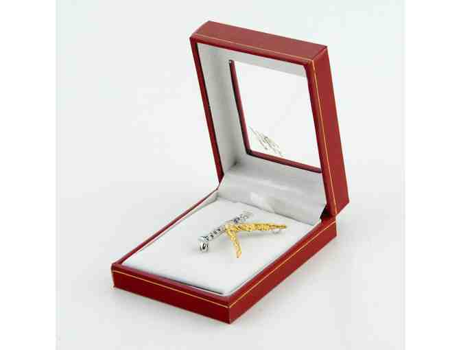 *ERTE!  From the Father of Art Deco:  Initial 'K' pendant/brooch!