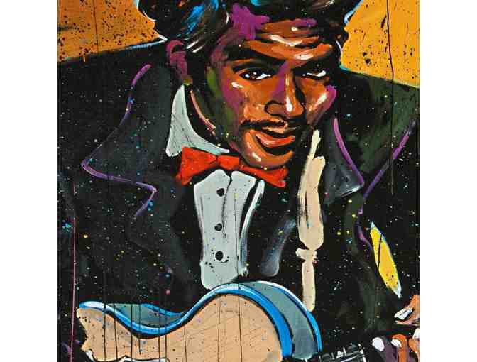 ****1 ONLY! ''Chuck Berry (Chuck)' LIMITED EDITION Giclee on Canvas by David Garibaldi