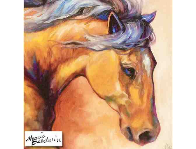 ****1 ONLY! FOUR STAR COLLECTIBLE: LIMITED EDITION GICLEE:   'Rambo' by Marcia Baldwin.