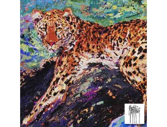 AAAA LIMITED EDITION GICLEE ON CANVAS:  'Reclining Leopard' by Mark King