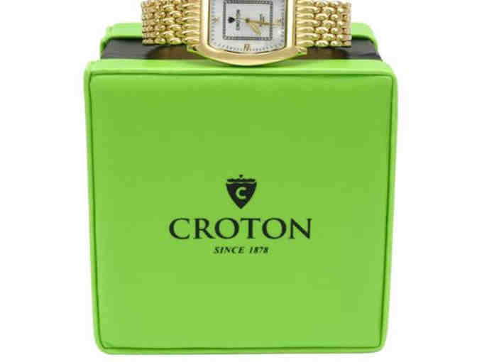 New from Croton!  Gold Women's Watch with Diamonds!
