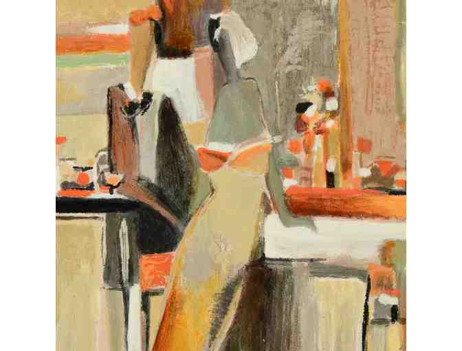 'Matinee I' Limited Edition Serigraph on Wood Panel by Yuri Tremler