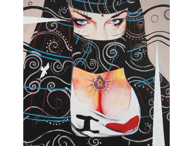'Valkyrie' Limited Edition Giclee on Canvas by Giorgio Casu!