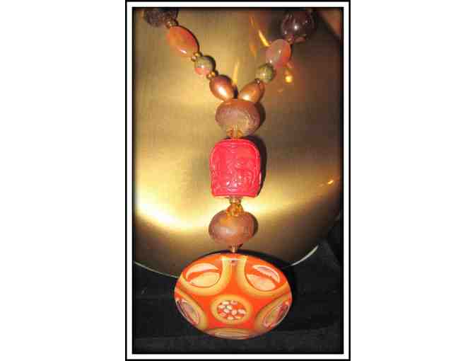 #33: 1/KIND GEMSTONE NECKLACE