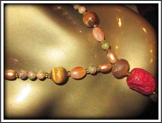 #33: 1/KIND GEMSTONE NECKLACE