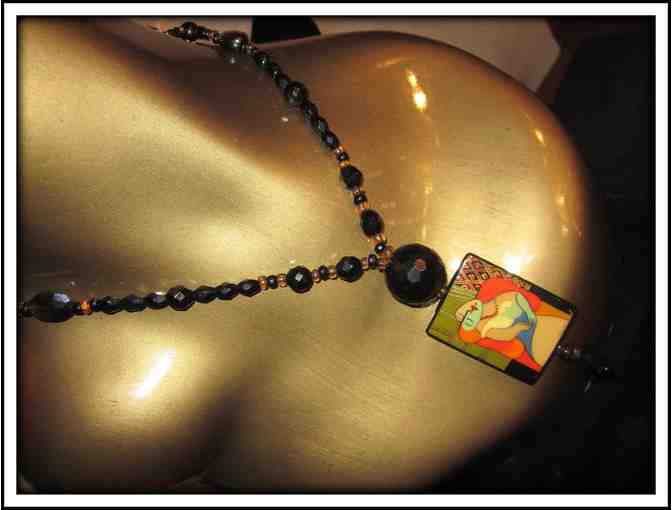 #35: 1/KIND GEMSTONE NECKLACE