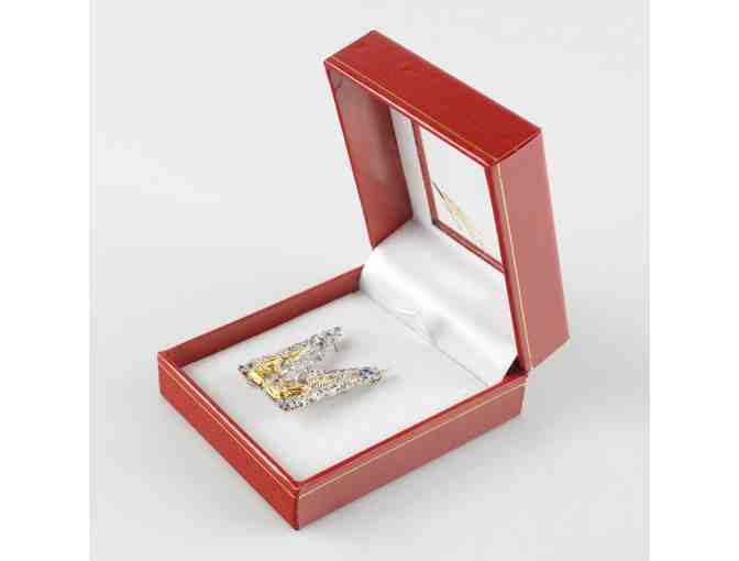 ERTE!  From the Father of Art Deco:  'M' pendant/brooch