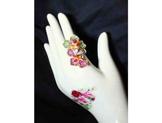 1 GREAT GIFT! A WORK OF ART!  COUTURE TO THE MAX! GENUINE BURMESE RUBIES and more!