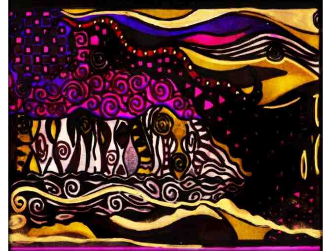 *3 AWESOME GIFTs OF ART! 'MASH UP!': A joyful JAM of ART &POETRY book PLUS 2 works of ART