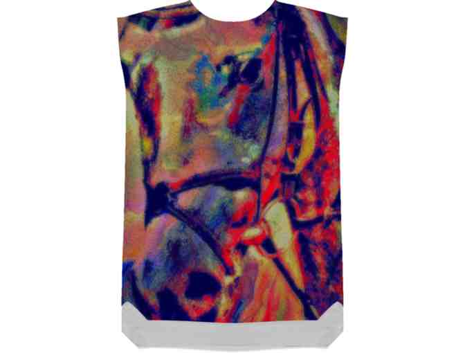 *'SILKY TENCEL SHIFT DRESS, ART-IFIED AND EXCLUSIVELY YOURS!':  YEAR OF THE HORSE BY WBK