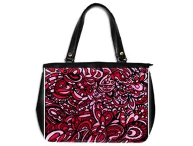 'EXCLUSIVELY YOURS!':  CUSTOM MADE ART TOTE BAG!:  'IN THE PINK'