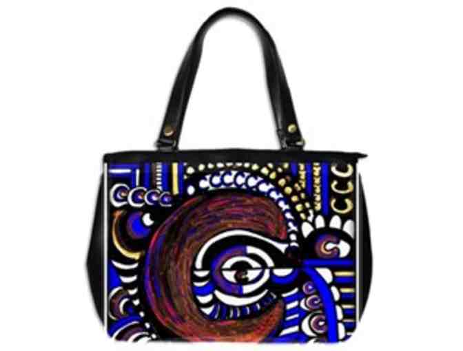 *'EXCLUSIVELY YOURS!':  CUSTOM MADE ART TOTE BAG!:  'INITIAL C'